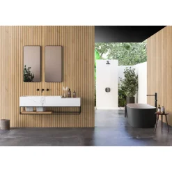 Wandpaneel 'Rock the Wall' Lightwood braun 265 x 123 x 0,4 cm