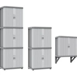 Wandschrank 'Rolling Space' Kunststoff 59 x 59,5 x 36 cm