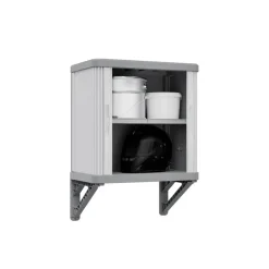 Wandschrank 'Rolling Space' Kunststoff 59 x 59,5 x 36 cm