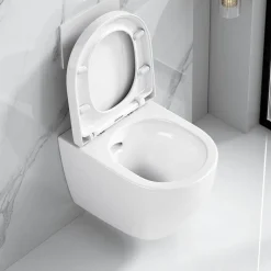 Wand-WC 'Adonis Twister Flush' inklusive WC-Sitz, spülrandlos