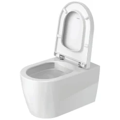 Wand-WC mit Spülrand 'ME by Starck' inklusive WC-Sitz weiß