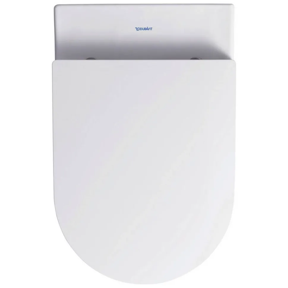 Wand-WC mit Spülrand 'ME by Starck' inklusive WC-Sitz weiß