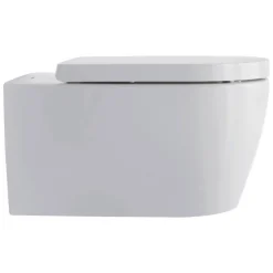 Wand-WC mit Spülrand 'ME by Starck' inklusive WC-Sitz weiß