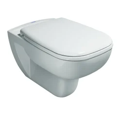 Wand-WC spülrandlos 'D-Code' inklusive WC-Sitz weiß