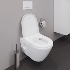 Wand-WC spülrandlos 'DuraFormance' inklusive WC-Sitz weiß