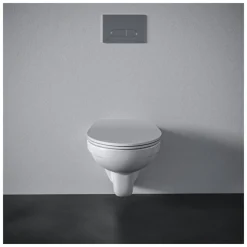Wand-WC spülrandlos 'Eurovit' inklusive WC-Sitz weiß