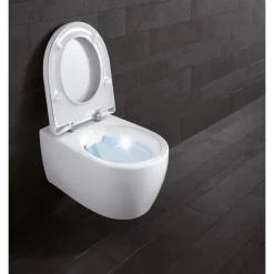 Wand-WC spülrandlos 'Icon' inklusive WC-Sitz weiß