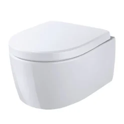 Wand-WC spülrandlos 'iCon' inklusive WC-Sitz weiß kurz