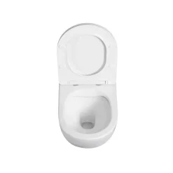 Wand-WC spülrandlos 'Madrid' inklusive WC-Sitz weiß