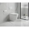 Wand-WC spülrandlos 'Nakia' inklusive WC-Sitz weiß
