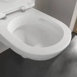 Wand-WC spülrandlos 'O.Novo' inklusive WC-Sitz weiß