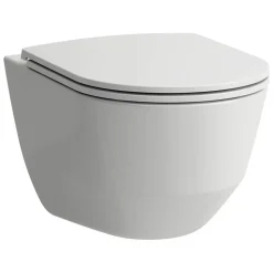 Wand-WC spülrandlos 'Pro' inklusive WC-Sitz weiß