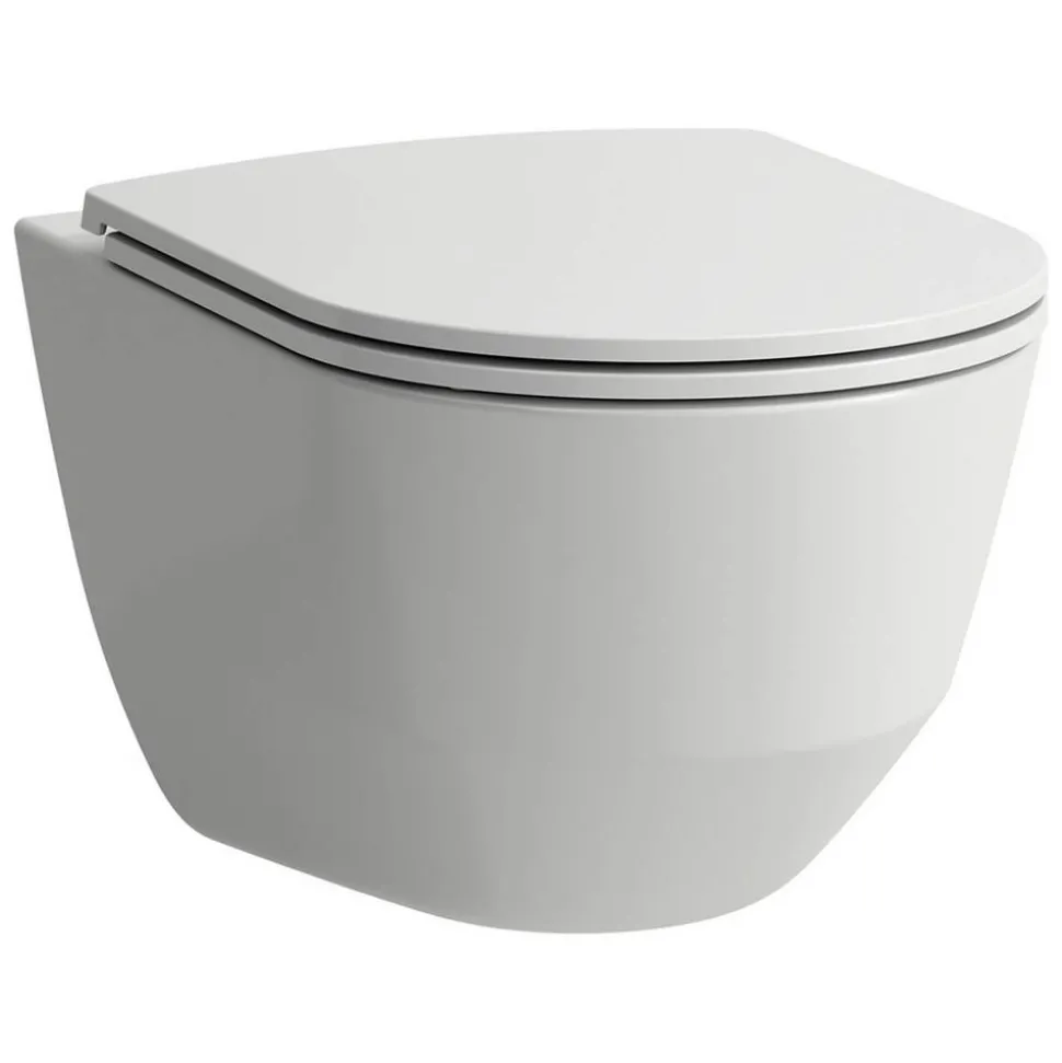 Wand-WC spülrandlos 'Pro' inklusive WC-Sitz weiß