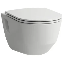 Wand-WC spülrandlos 'Pro' inklusive WC-Sitz weiß