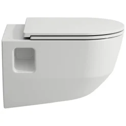 Wand-WC spülrandlos 'Pro' inklusive WC-Sitz weiß