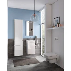 Wand-WC spülrandlos 'Renova Plan' inklusive WC-Sitz weiß