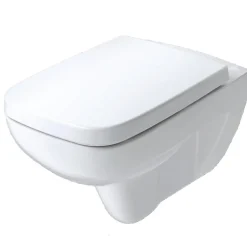 Wand-WC spülrandlos 'Renova Plan' inklusive WC-Sitz weiß