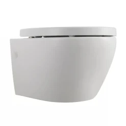 Wand-WC spülrandlos 'Rio' inklusive WC-Sitz weiß