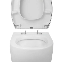 Wand-WC spülrandlos 'Rio' inklusive WC-Sitz weiß