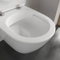 Wand-WC spülrandlos 'Subway 2.0' inklusive WC-Sitz weiß