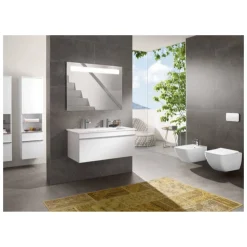 Wand-WC spülrandlos 'Venticello' inklusive WC-Sitz weiß
