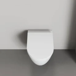 Wand-WC spülrandlos 'Cologne' inklusive WC-Sitz weiß