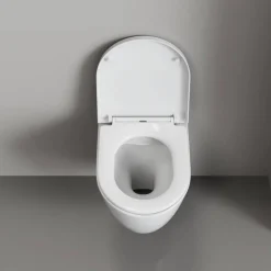 Wand-WC spülrandlos 'Cologne' inklusive WC-Sitz weiß