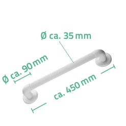 Wannen-Haltegriff 'Assistent' bis 100 kg weiß 45 cm