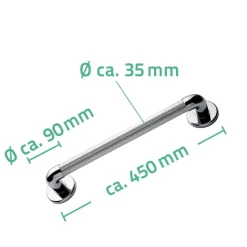 Wannen-Haltegriff 'Assistent' bis 100 kg chrom 45 cm