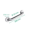 Wannen-Haltegriff 'Comfort' Edelstahl poliert, 30 cm, bis 110 kg