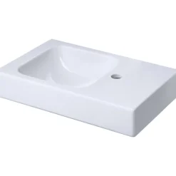 Waschbecken eckig 'iCon XS' weiß 53 x 13,5 x 31 cm