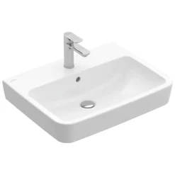 Waschbecken eckig 'O.Novo' weiß 60 x 17,5 x 46 cm
