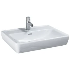 Waschbecken eckig 'Pro A' weiß 60 x 17 x 48 cm