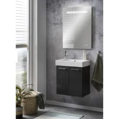 Waschbecken eckig 'Tao' weiß 55 x 10 x 33 cm