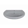 Waschbecken halbrund grau 60 x 51,5 cm