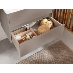 Waschbecken mit Unterschrank 'Compact Line' kaschmir 71 x 51,5 x 46,5 cm