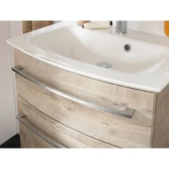 Waschbecken mit Unterschrank 'B.Style' braun 63,2 x 54,3 x 46 cm 2-teilig