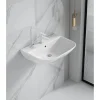Waschbecken 'Rivo' weiß 60 x 17 x 45 cm