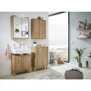 Waschbeckenunterschrank 'Finn' braun matt 60 x 50 x 30,5 cm