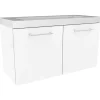 Waschbeckenunterschrank 'Lima' weiß foliert 80 x 42 x 35 cm