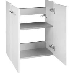 Waschbeckenunterschrank 'Milano' weiß glänzend 52 x 61 x 27,5 cm