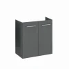 Waschbeckenunterschrank 'Mattia' anthrazit glänzend 52,7 x 55,9 x 31,6 cm