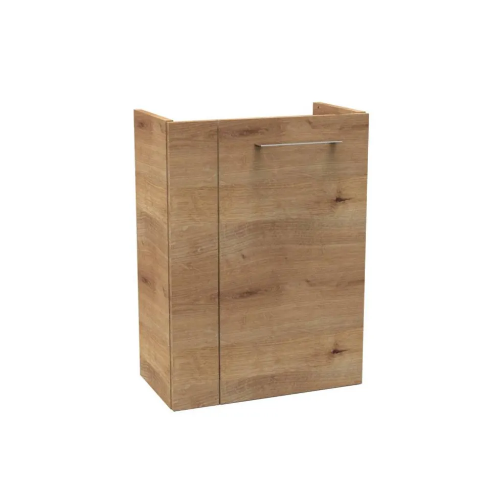 Waschbeckenunterschrank 'SBC' braun matt 44 x 60 x 24,3 cm rechts