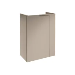 Waschbeckenunterschrank 'SBC' grau matt 44 x 60 x 24,3 cm links