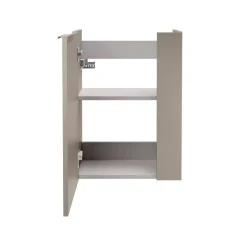 Waschbeckenunterschrank 'SBC' grau matt 44 x 60 x 24,3 cm links