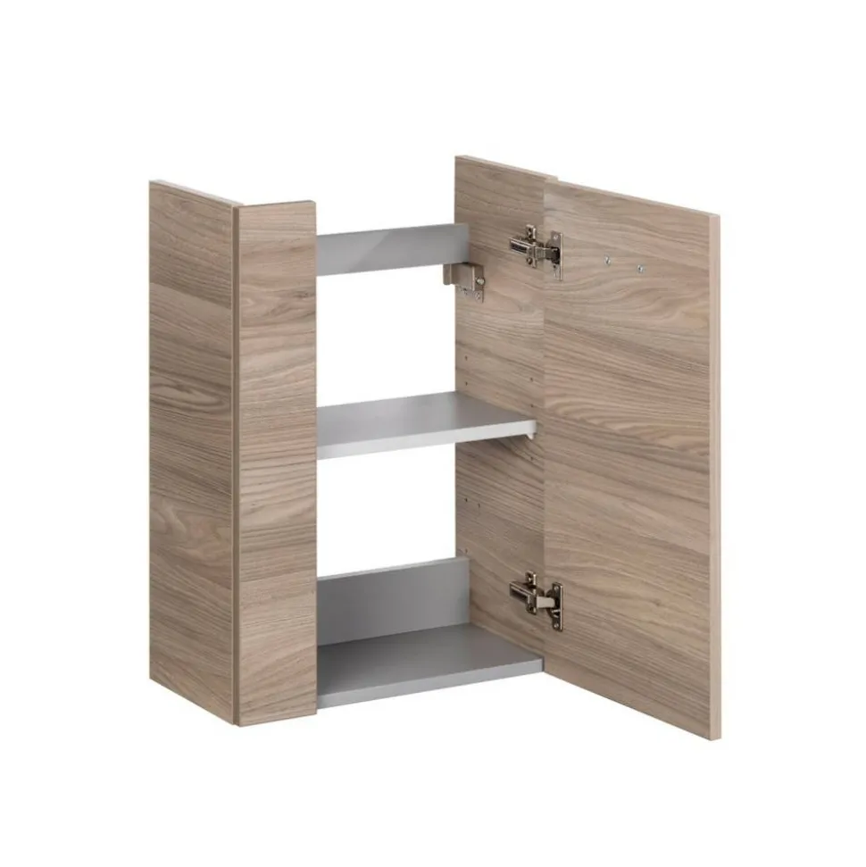 Waschbeckenunterschrank 'SBC' braun matt 44 x 60 x 24,3 cm rechts
