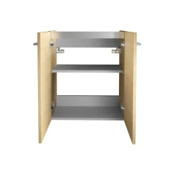 Waschbeckenunterschrank 'SBC' braun matt 52 x 60 x 24,3 cm