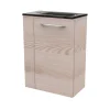 Waschbeckenunterschrank 'SBC' braun matt 44 x 60 x 24,3 cm rechts