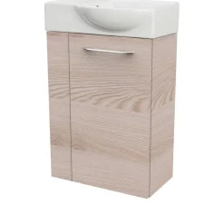 Waschbeckenunterschrank 'SBC' braun matt 44 x 60 x 24,3 cm rechts