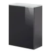 Waschbeckenunterschrank 'SBC' anthrazit glänzend 44 x 60 x 24,4 cm links